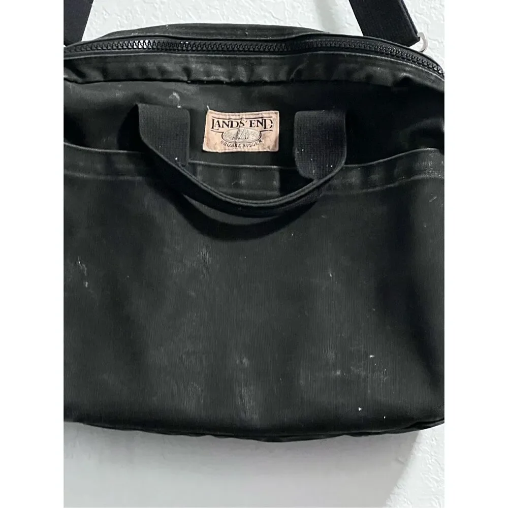 Lands End Square Rigger Canvas Carry On Bag Lands End Square Rigger Garment Bag - Picture 2 of 8